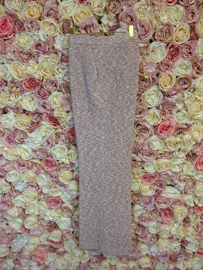Akris Boucle Pants White Red