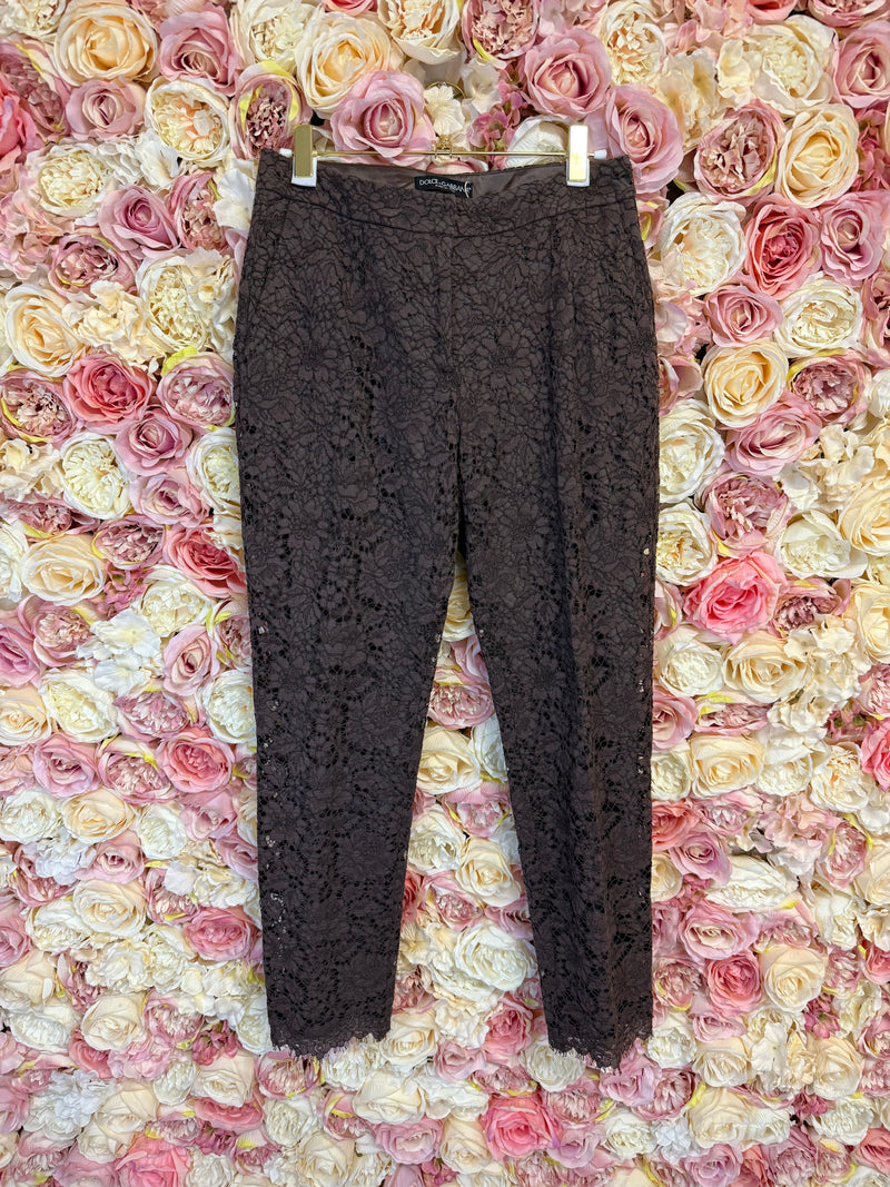 Dolce &amp; Gabbana Classic Lace Pants