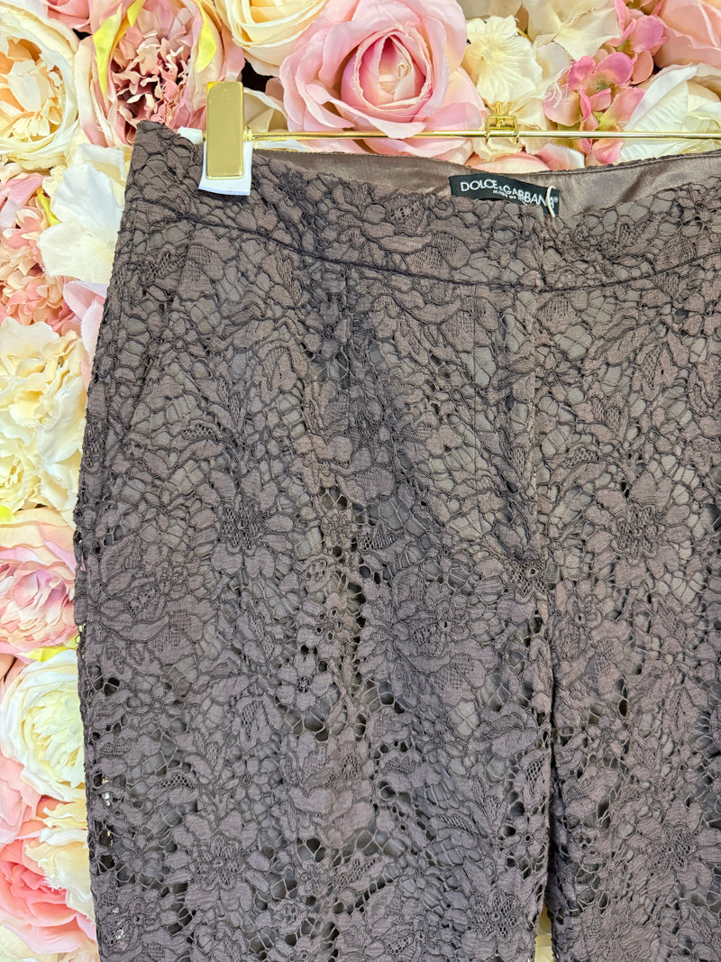 Dolce &amp; Gabbana Classic Lace Pants