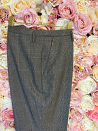 Akris Classic Check Pants Brown