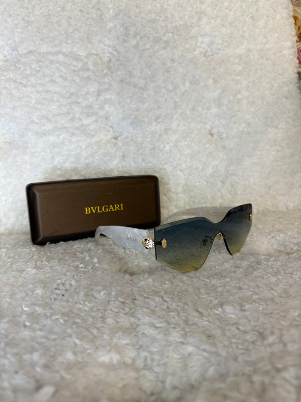 Bulgari Sunglasses Serepenti Blue White