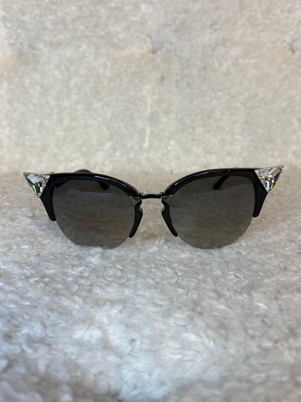 Fendi Sunglasses Iridia Cateye Black
