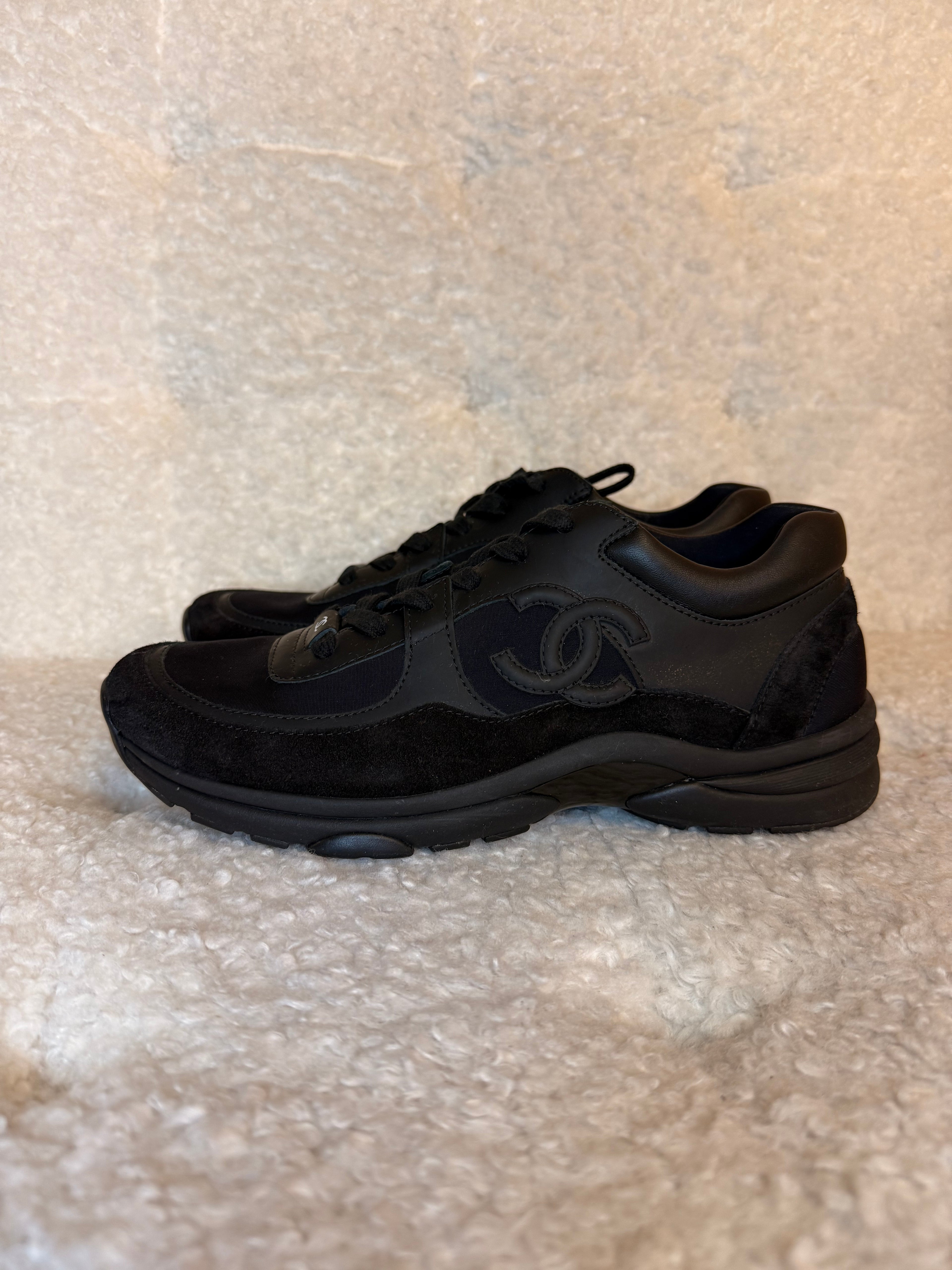 Chanel Sneakers all Black
