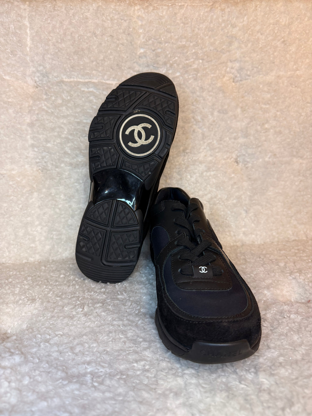 Chanel Sneakers all Black