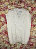 Sovaye Sweater Vest Ivory One Size