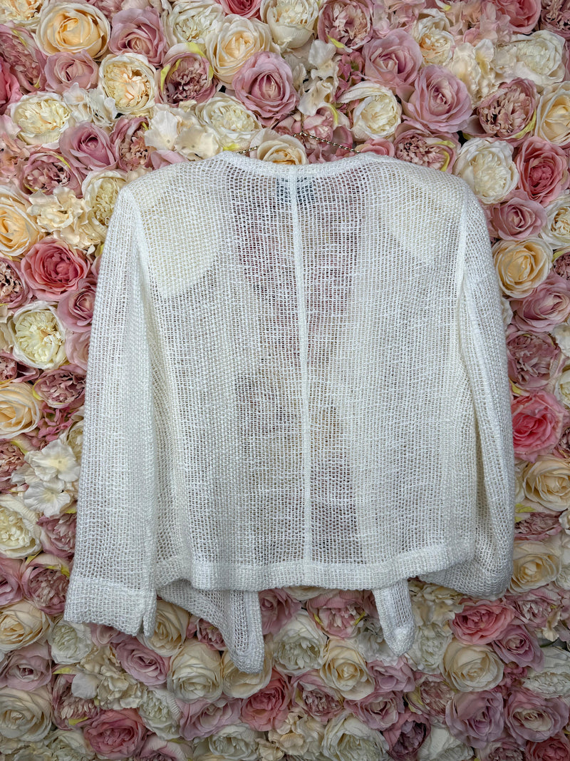 Akris Light Summer Blazer White