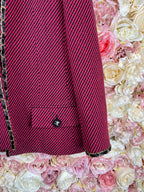 Chanel Métiers d'Art 2020 Blazer Red Black Sz. 36 DE