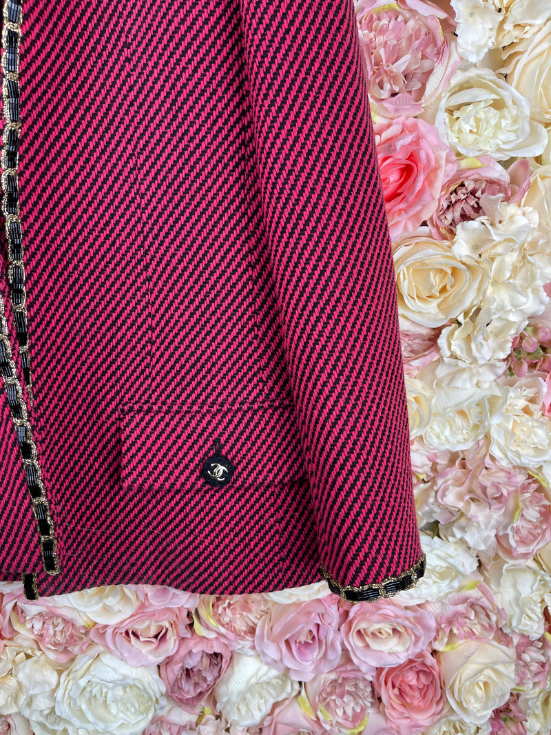 Chanel Métiers d'Art 2020 Blazer Red Black Sz. 36 DE