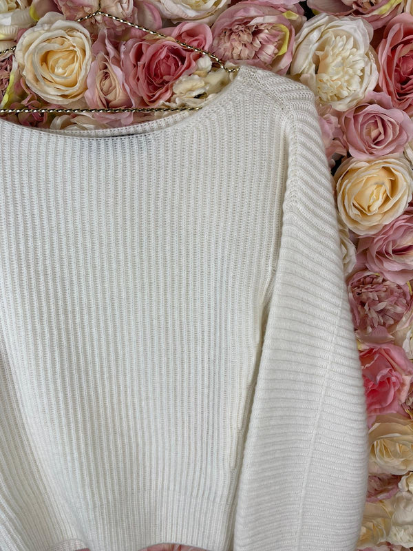 Iris von Arnim Cashmere Sweater Ivory Sz. S