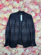 Akris Blazer Check Pattern
