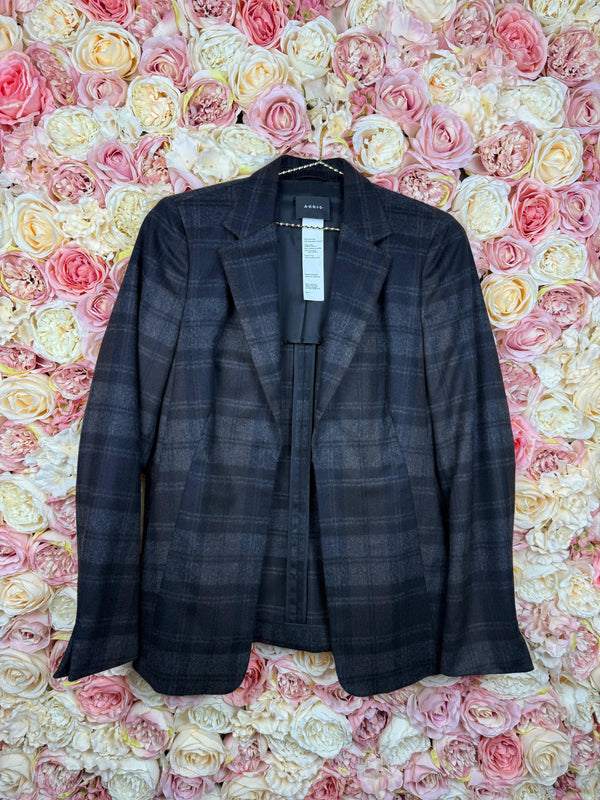 Akris Blazer Check Pattern