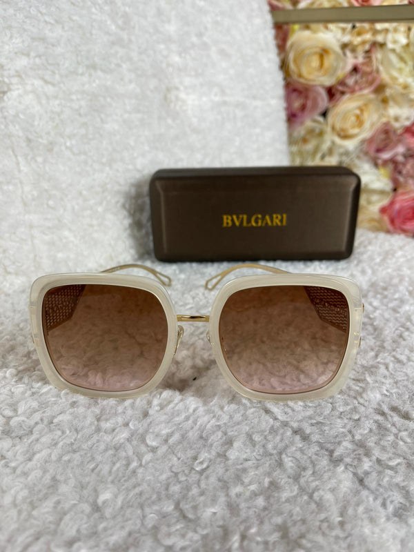 Bulgari Sunglasses Cream Gold