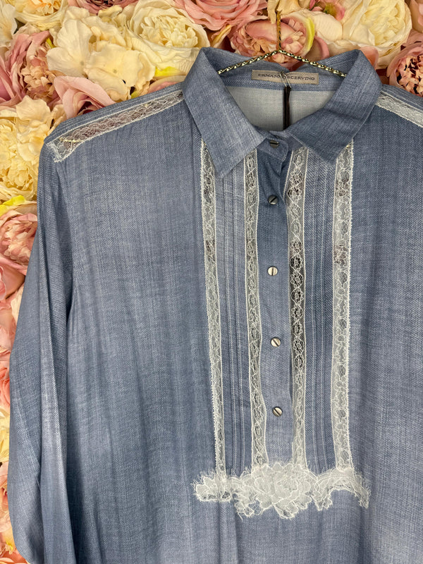 Ermanno Scervino blouse jeans look