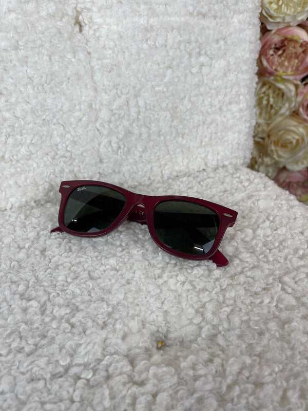 Ray-Ban Sunglasses Red Matt