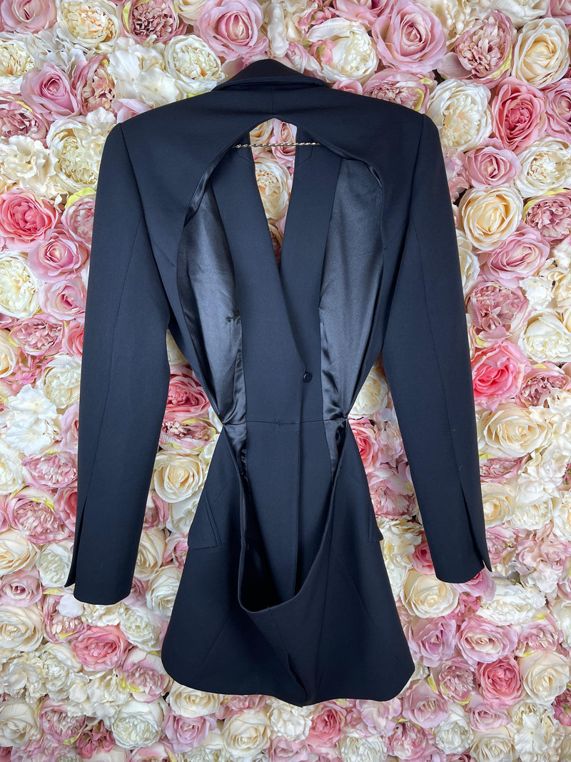 Sovaye Blazer Open in the Back Black Sz. S