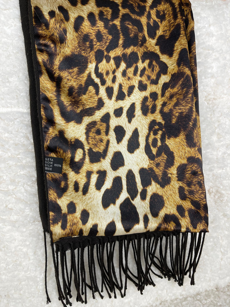 Pashmina Cashmere Silk Scarf Leo