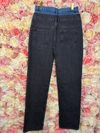 Sandro Double Waist Mom Jeans Grey Blue Sz. 36 DE (38 FR)