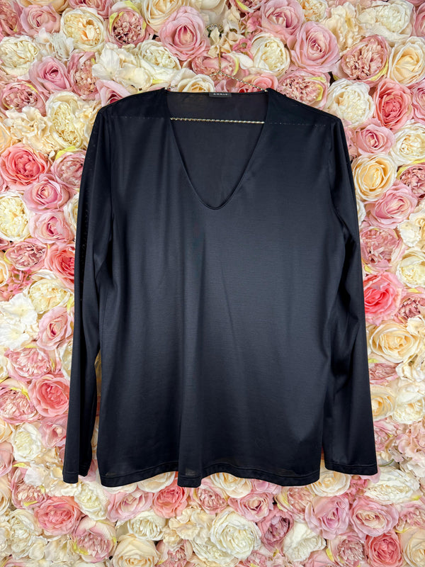 Akris Classic Cashmere / Silk Top