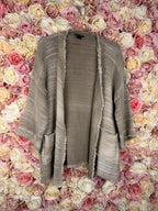 Avant Toi Cotton Cardigan Taupe