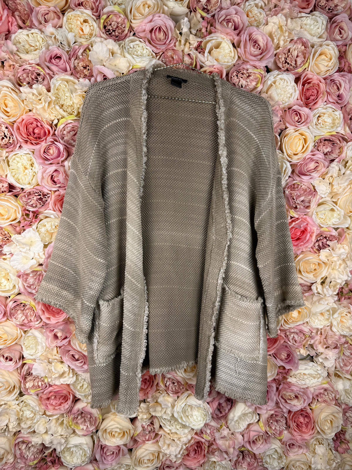 Avant Toi Cotton Cardigan Taupe