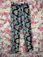 LEEU Pants Black Multi Sz. M
