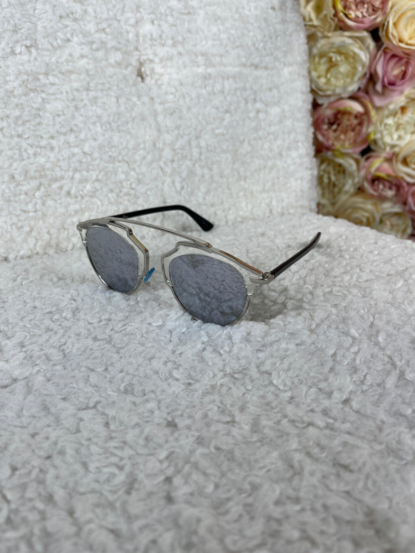 Dior So Real Reflected Sunglasses Silver