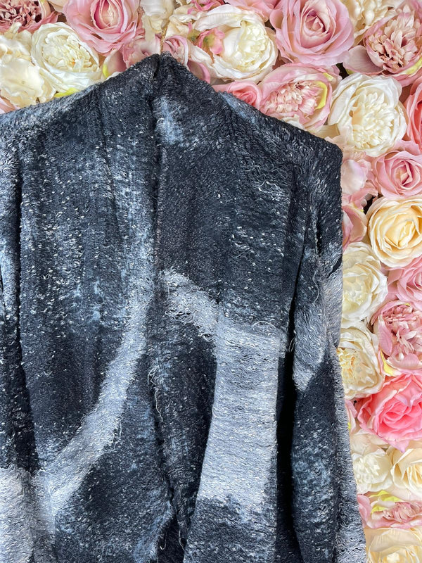 Avant Toi Silk Cotton Cardigan Grey Sz. XL