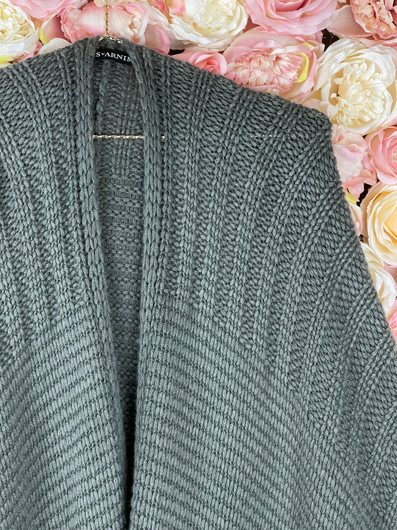 Iris von Arnim Cashmere Cape Green OS