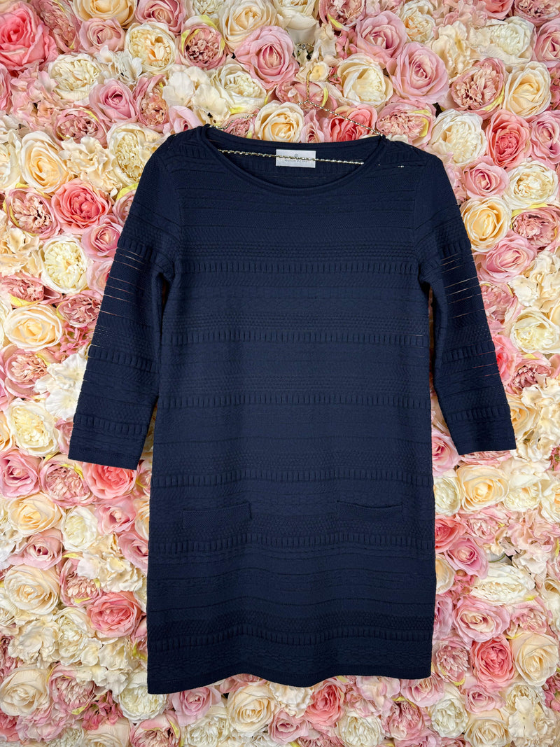 Maison Ullens Wool Dress Blue