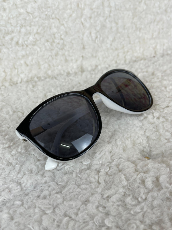 Glarefoil Sunglasses Black White