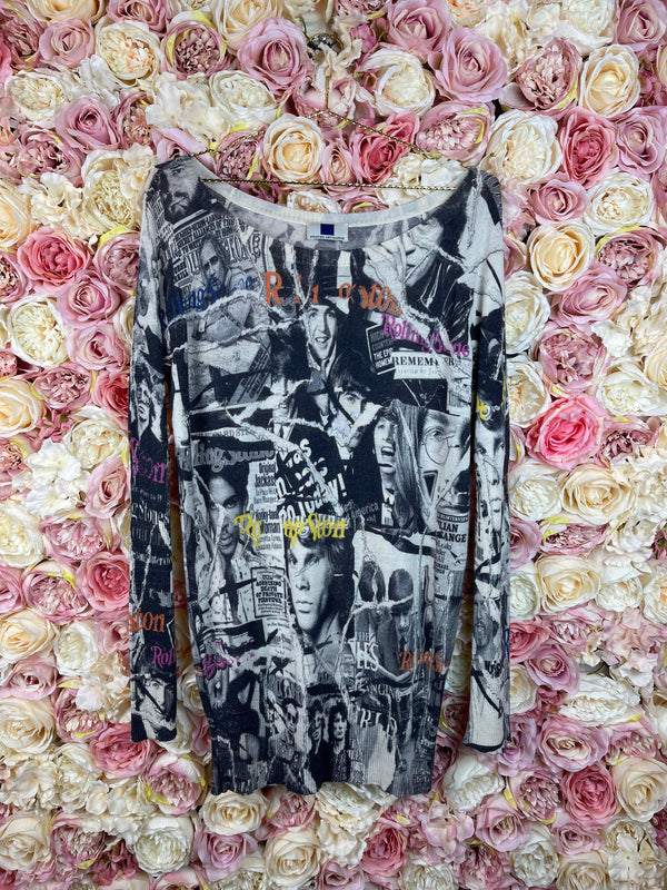 Printed Artworks Sweater Multi Sz. M