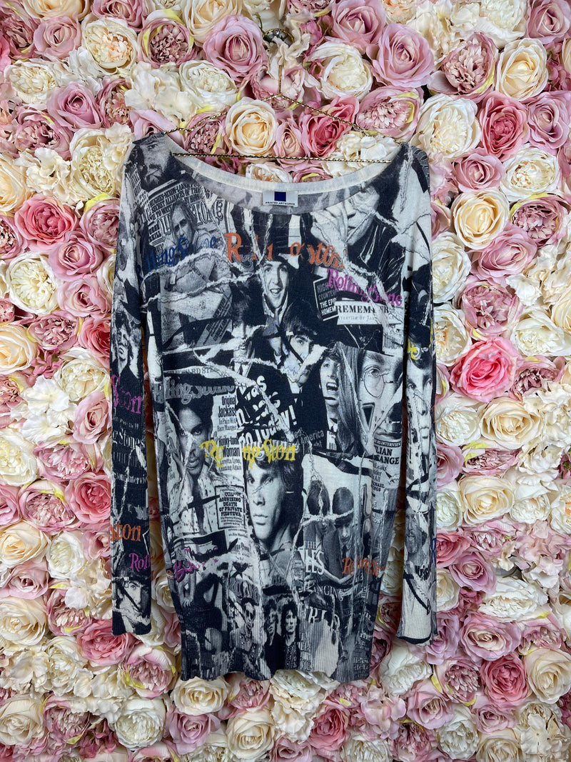 Printed Artworks Sweater Multi Sz. M