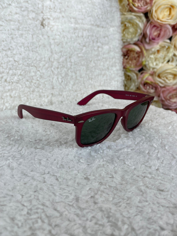 Ray-Ban Sunglasses Red Matt