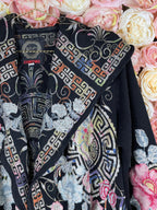 Johnny Was Kimono Black Multi Sz. L