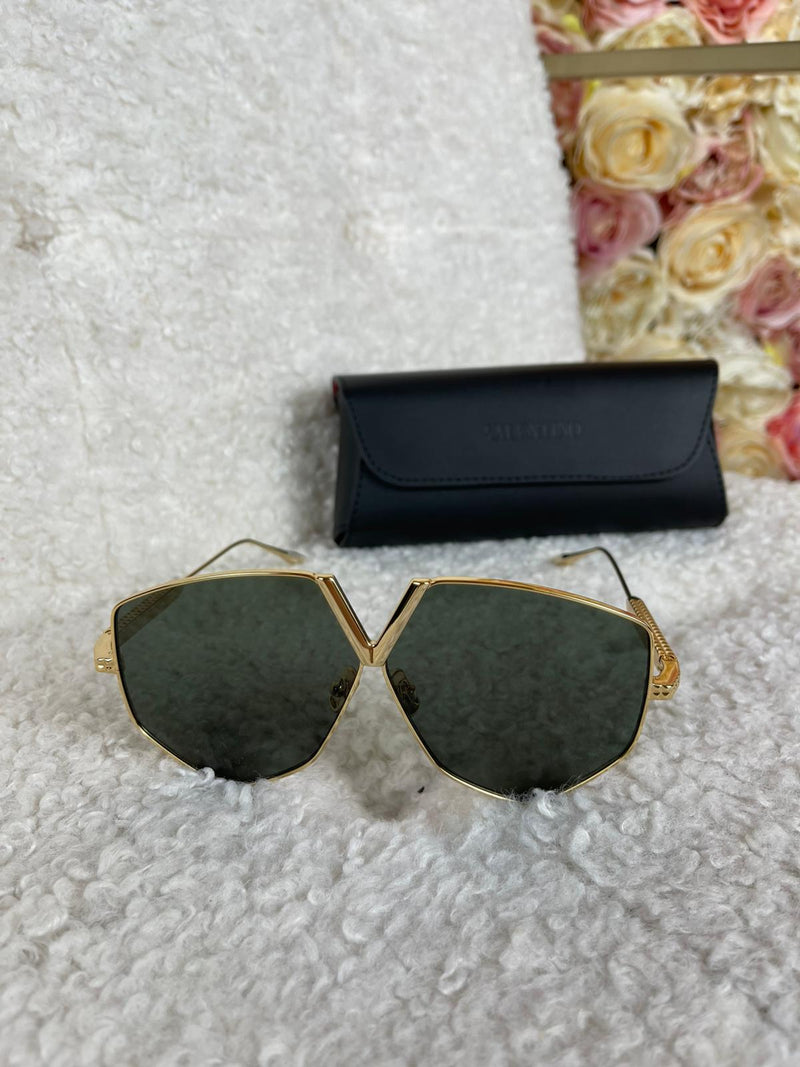 Valentino Sunglasses Gold