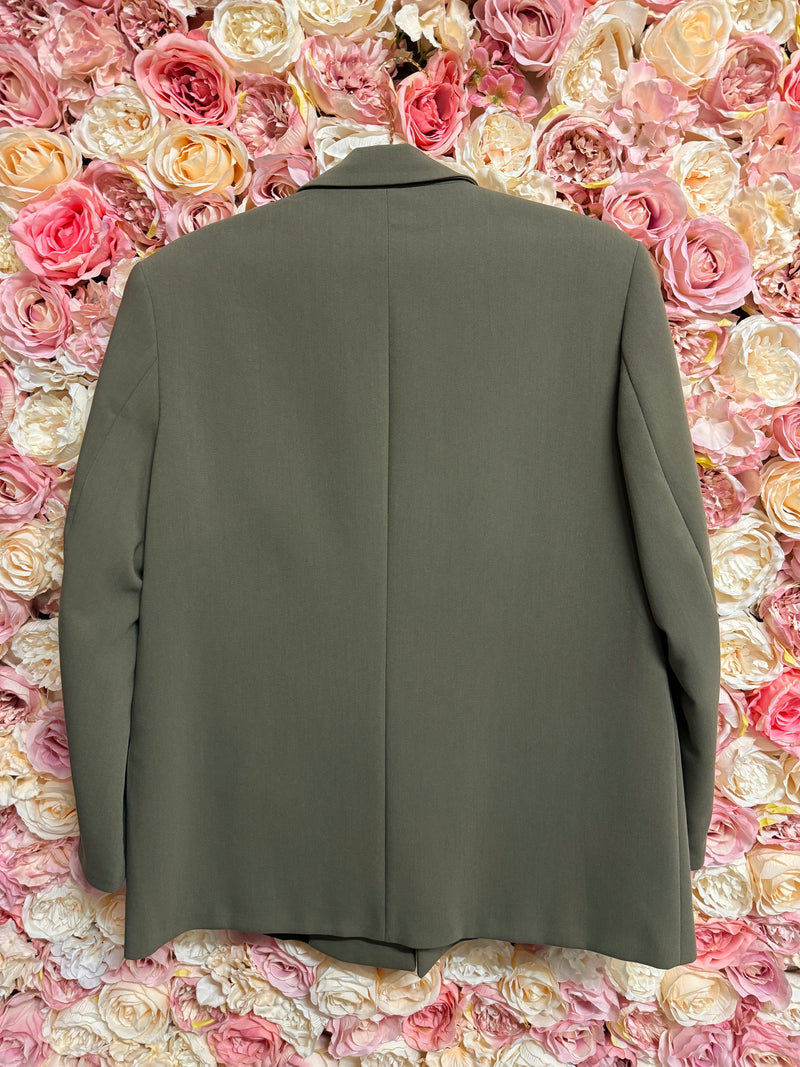 Zara Classic Blazer Green