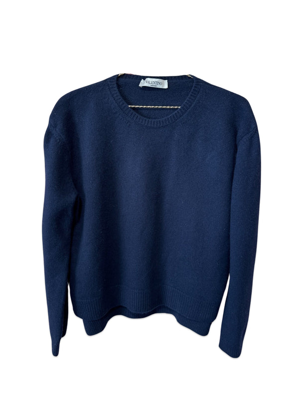 Valentino Cashmere Sweater Blue