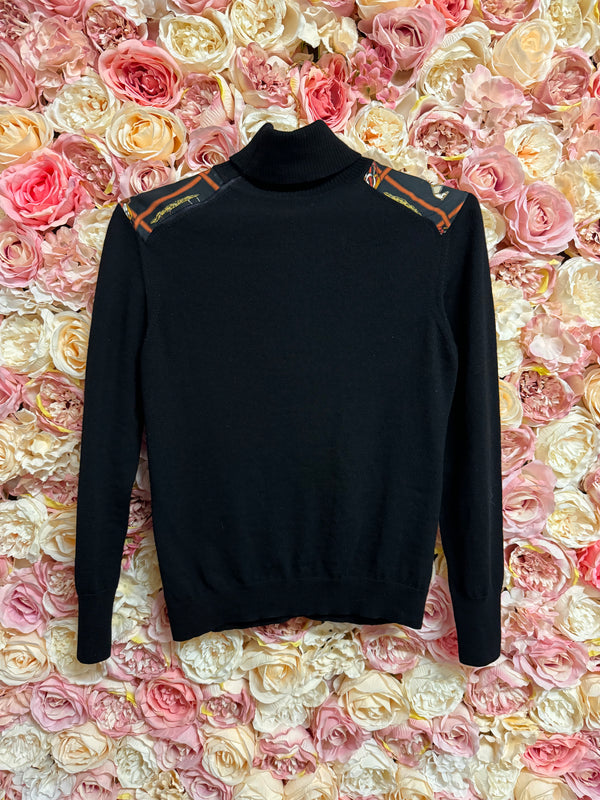 Hermès Sweater Silk & Wool Black Multi