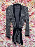 Balmain long jersey Blazer Black light Grey