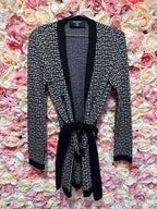 Balmain long jersey Blazer Black light Grey