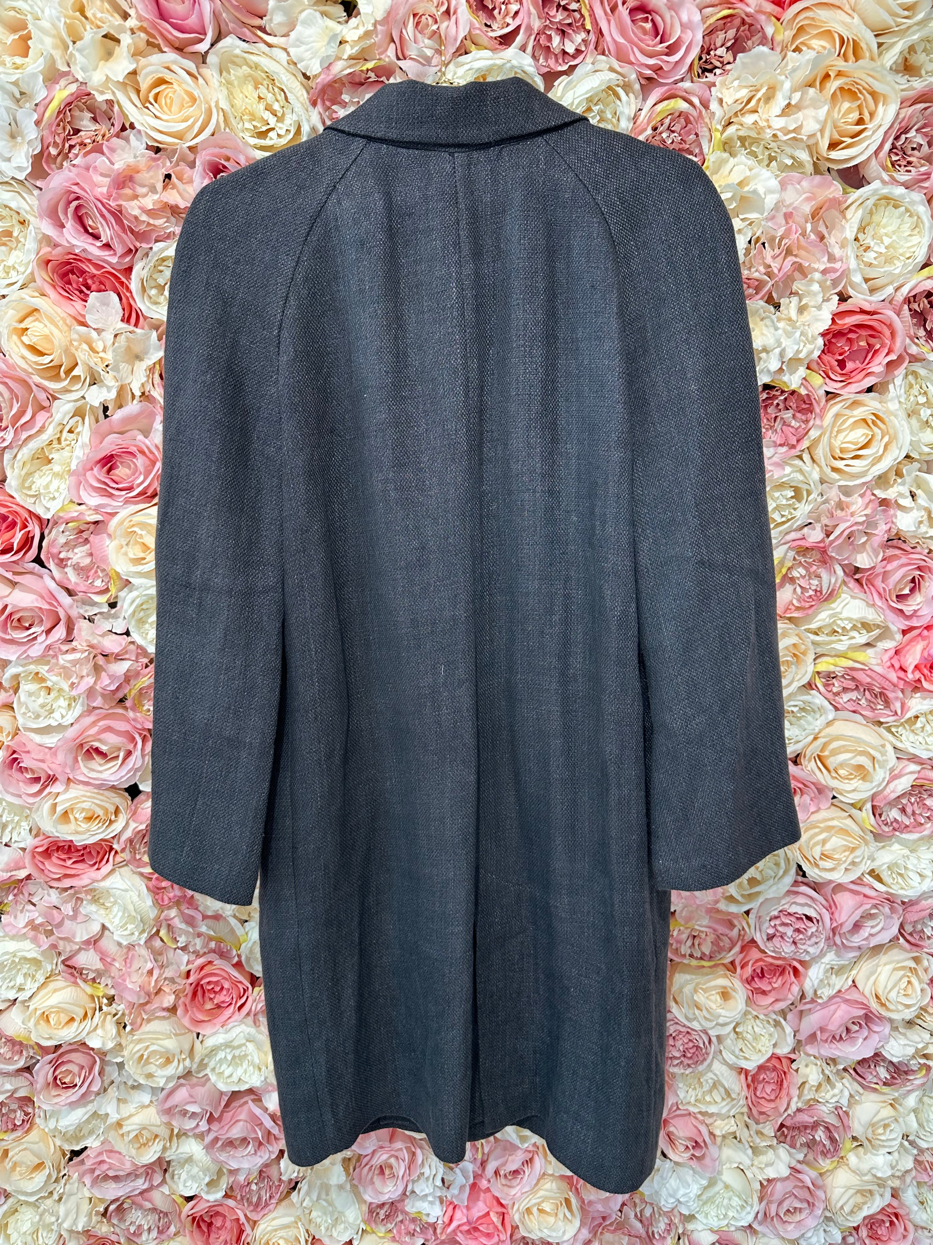 Zara Thin Coat Dark Grey