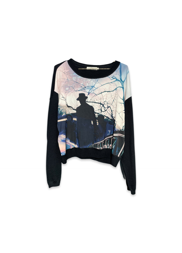 Mary Katrantzou Silk Sweatshirt