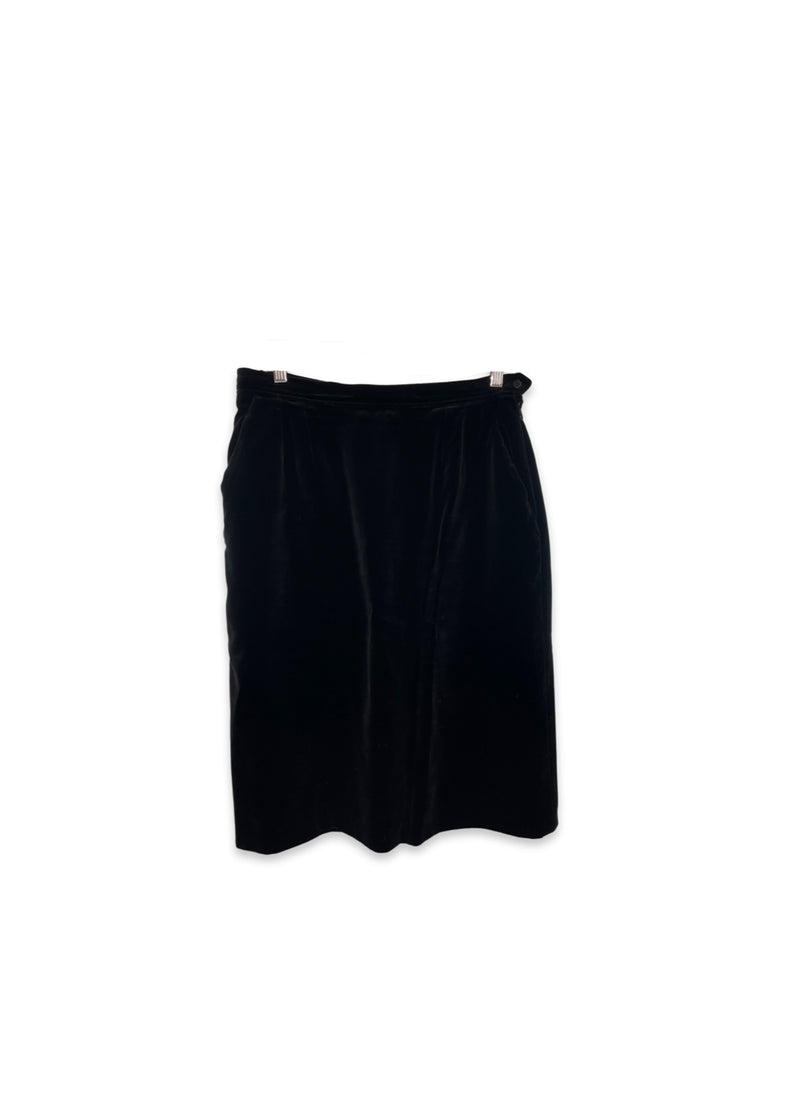 Yves Saint Laurent Velvet Skirt