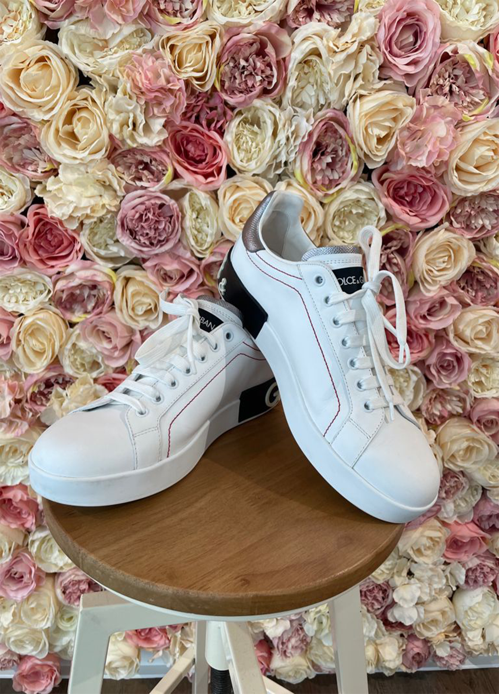 Dolce &amp; Gabbana Portofino Sneakers White Black