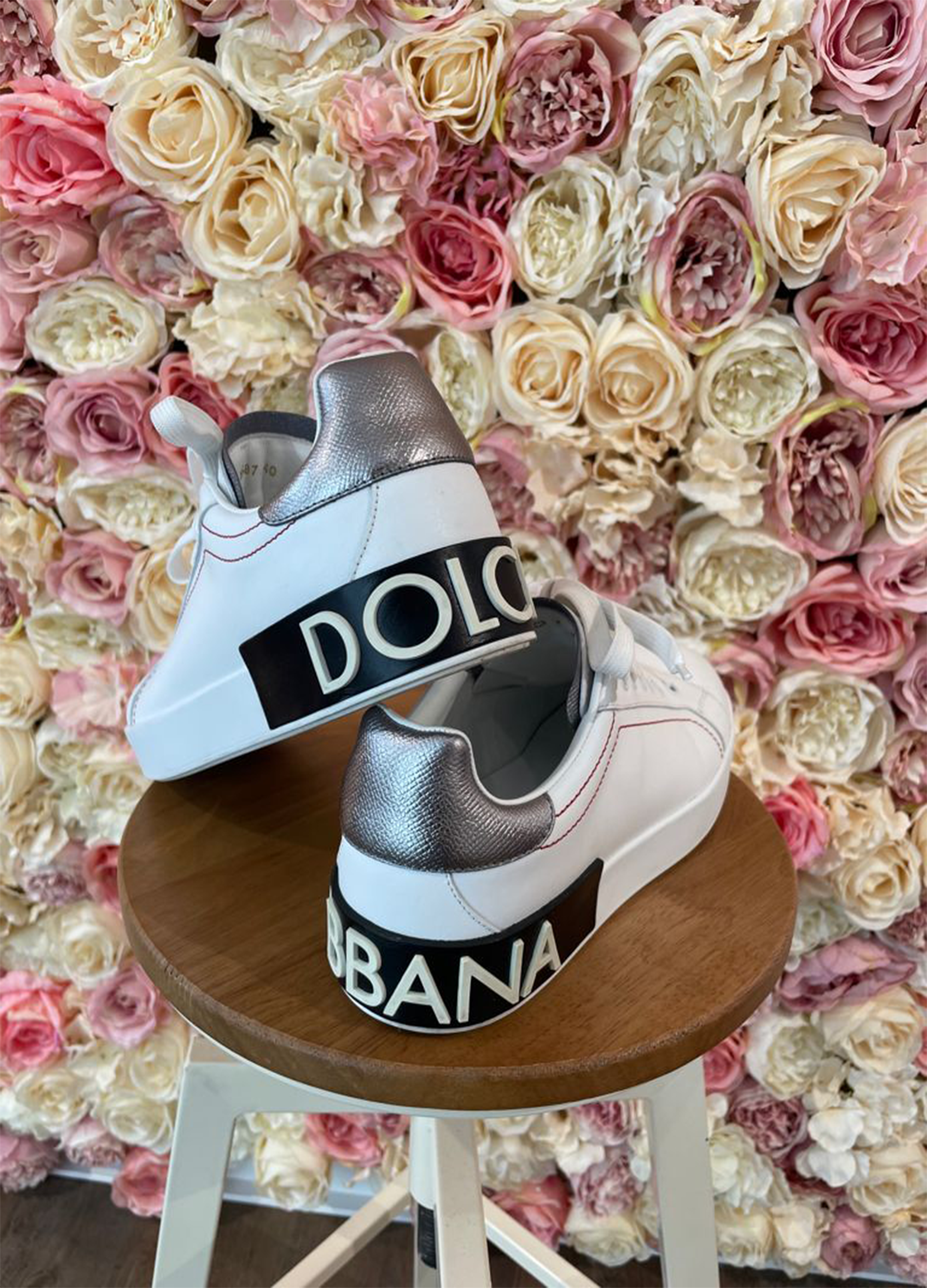 Dolce &amp; Gabbana Portofino Sneakers White Black