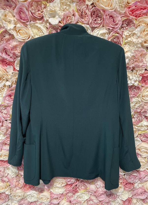 Akris Thin Silk Blazer Green