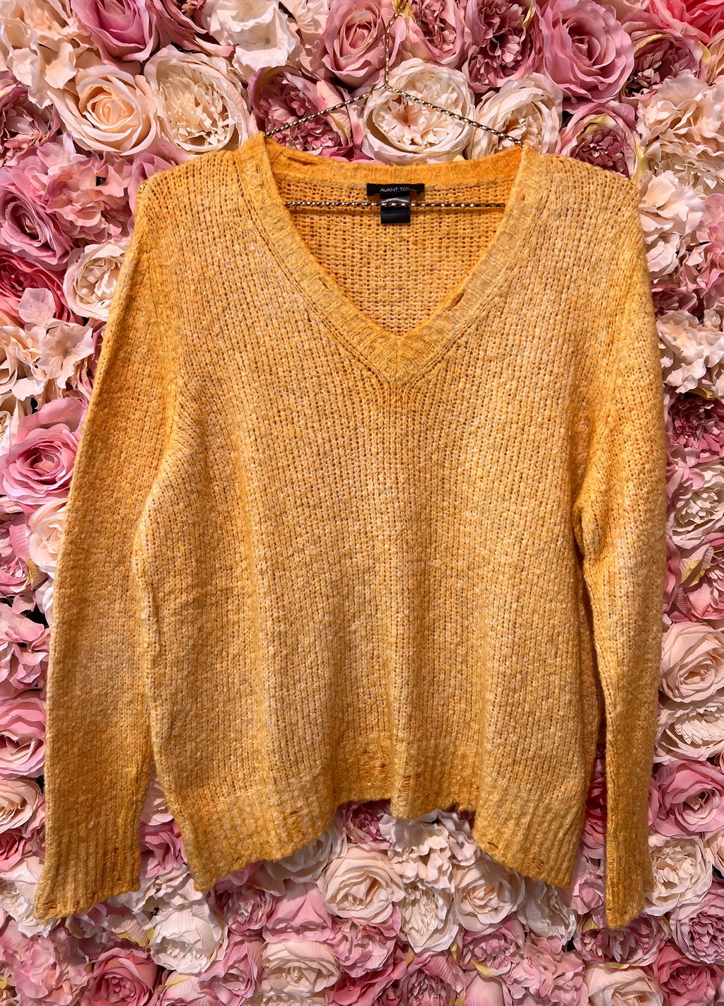Avant Toi Cashmere Sweater mustard Yellow