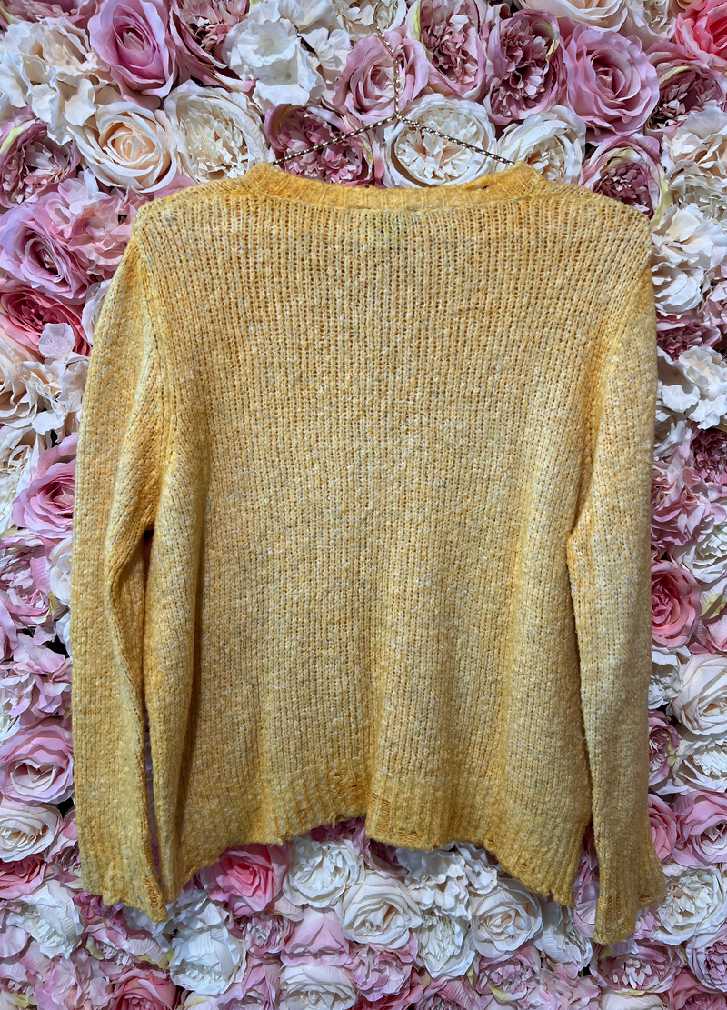 Avant Toi Cashmere Sweater mustard Yellow
