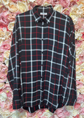 Balenciaga Check Shirt "Balenciaga" written on the back