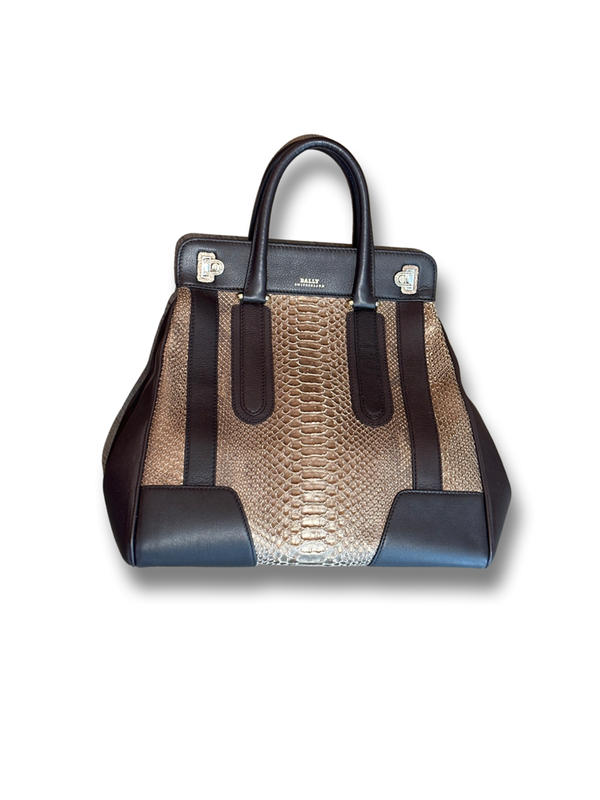 Bally Bag Python Brown